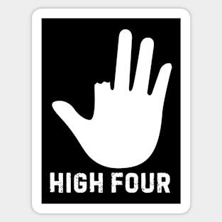 High Four - Funny Sticker